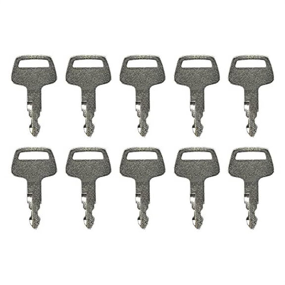 10 Pack Ignition Keys Replacement for IHI Case Morooka Chieftain Excavator Heavy Equipment 5080 (10)