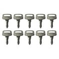 thumbnail image 1 of 10 Pack Ignition Keys Replacement for Kubota Lawn Mower Tractor & Heavy Equipment 430-158, 55150 (10), 1 of 1