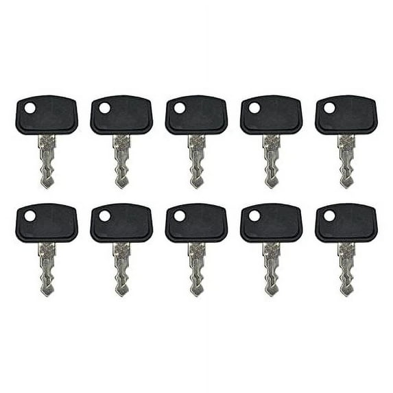 10 Pack Ignition Keys Replacement for Kubota RTV, B, BX, F, GR, ZD Tractor Mower PL50168920, 68920 (10)