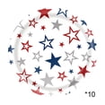 thumbnail image 1 of 10-Pack Independence Day Paper Plates, 7-Inch Stars & Stripes Party Plates, Disposable Festive Dinnerware for 4th of July BBQs, Cookouts, and Patriotic Celebrations, 1 of 6