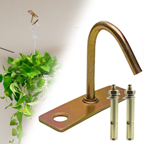 10-Pack Iron Hooks,10Pc Metal J Shaped Ceiling Mount Hook, 80Mm Height Fan Fixture Hanger for Home Garage