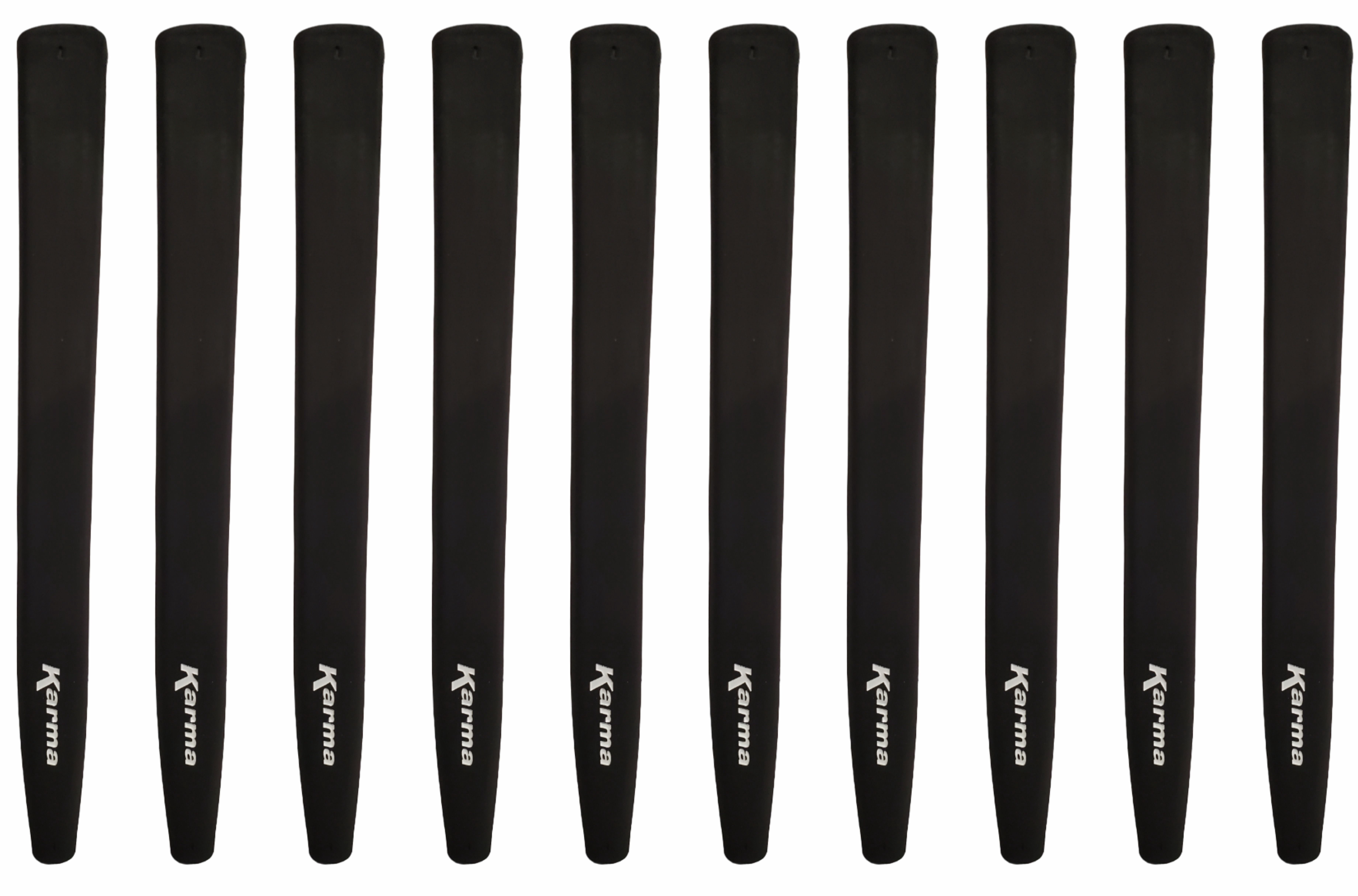10 Pack Karma Black Jumbo Putter Grip