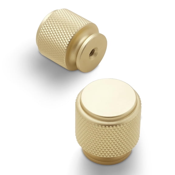 10 Pack Kitchen Cabinet Knobs Brushed Pulls Knurled Drawer Hardware Handles For Cabinets Cupboard