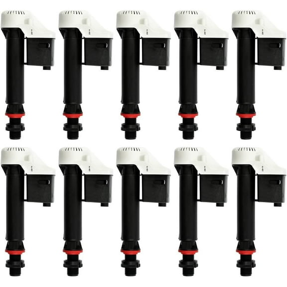 10-Pack - Korky 528 QuietFILL Platinum Fill Valve - NO Refill Adjusters Contractor Pack — Residential Use, Standard Application