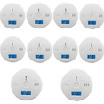 thumbnail image 1 of 10 Pack LCD Display CO Carbon Monoxide Gas Detector Device Home Safety Alarm Detector, 1 of 12