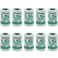 thumbnail image 1 of 10-Pack LS14250 1/2 AA 3.6V 1200mAh LS14250 PLC Lithium Battery Replace Battery, 1 of 5
