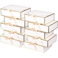 thumbnail image 1 of DECHISY 10 pack Large Gift Boxes with Lids, 12.6x9.8x3.1 in Bridesmaid Proposal Box, White Gift Boxes for Presents, Wedding, Graduation, Birthday Party, 1 of 7