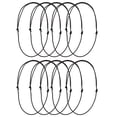 thumbnail image 1 of 10 Pack Leathers Cords Black Cords Jewelry Findings Necklace Making Materials with Sliding Knots Jewelry Making Supplies, 1 of 8