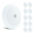 thumbnail image 1 of 10 Pack Leisure LED RV Boat Surface Mount Ceiling Light 5" Super Slim LED Panel Light DC 12V 3.5W Downlights Warm White, 1 of 11