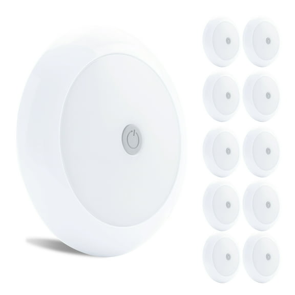 10 Pack Leisure LED RV Boat Surface Mount Ceiling Light 5" Super Slim LED Panel Light DC 12V 3.5W Downlights Warm White