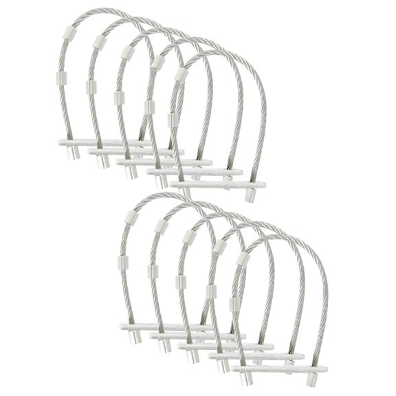 (10 Pack) Lever Binder Lock Snap Binder Safety Locking Clip