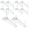 thumbnail image 1 of 10 Pack Linkable LED Shop Light 4ft, 5000K Daylight, LED Shop Light for Garage, 1 of 9