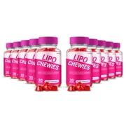 10 Pack Lipo Chewies, LipoChewies Keto + ACV Gummies Supplement for Ketogenic Diet, Premium Formula, Organic Ingredients, 10 Month Supply