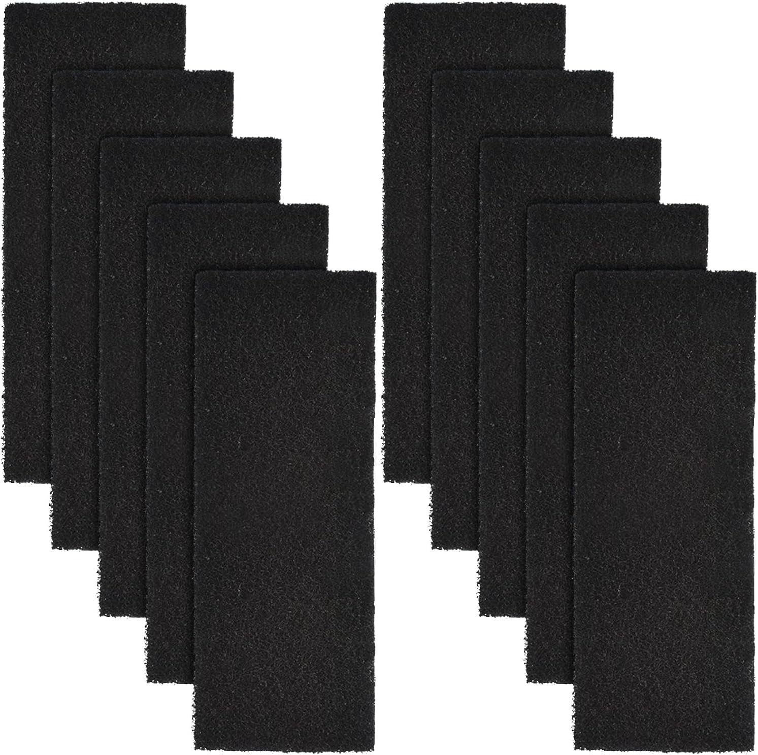 10 Pack Litter Box Carbon Filters Spare Activated Charcoal Filter for