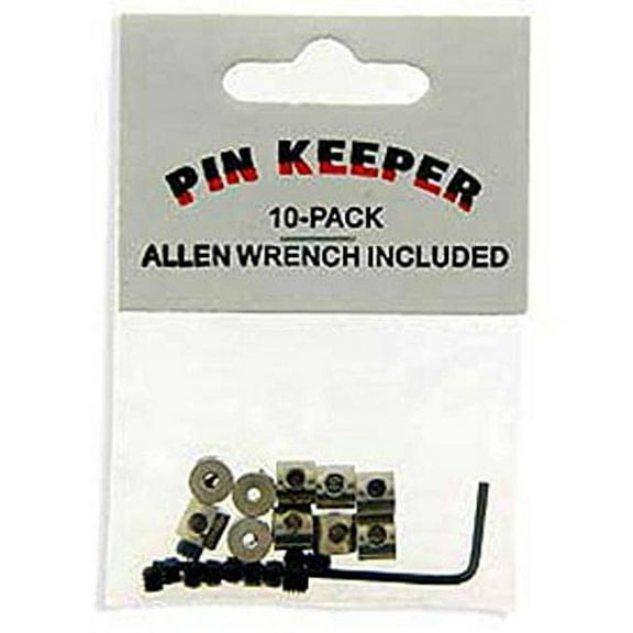 10 Pack Locking Pin Keepers with Allen Wrench