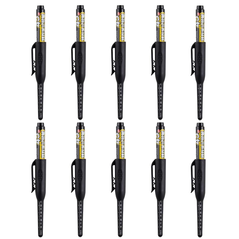 Pl Packing List 10-Pack Long Nib Oil-Based Markers 45mm Extended Metal Tip Waterproof ...