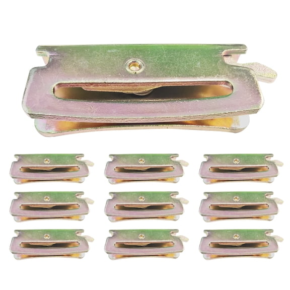 Mega Cargo Control 10 Pack Loose E-Track Spring Fitting for Custom Tie Down Strap Cargo Net Load Bar