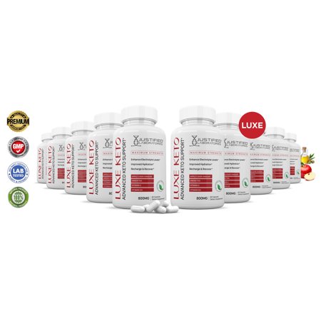 (10 Pack) Luxe ACV Pills 1275 MG Stronger Than Gummies Advanced Keto Support 600 Capsules