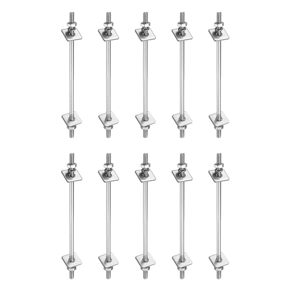 10 Pack M3x80mm 304 Stainless Steel Double End Threaded Stud Screws Set
