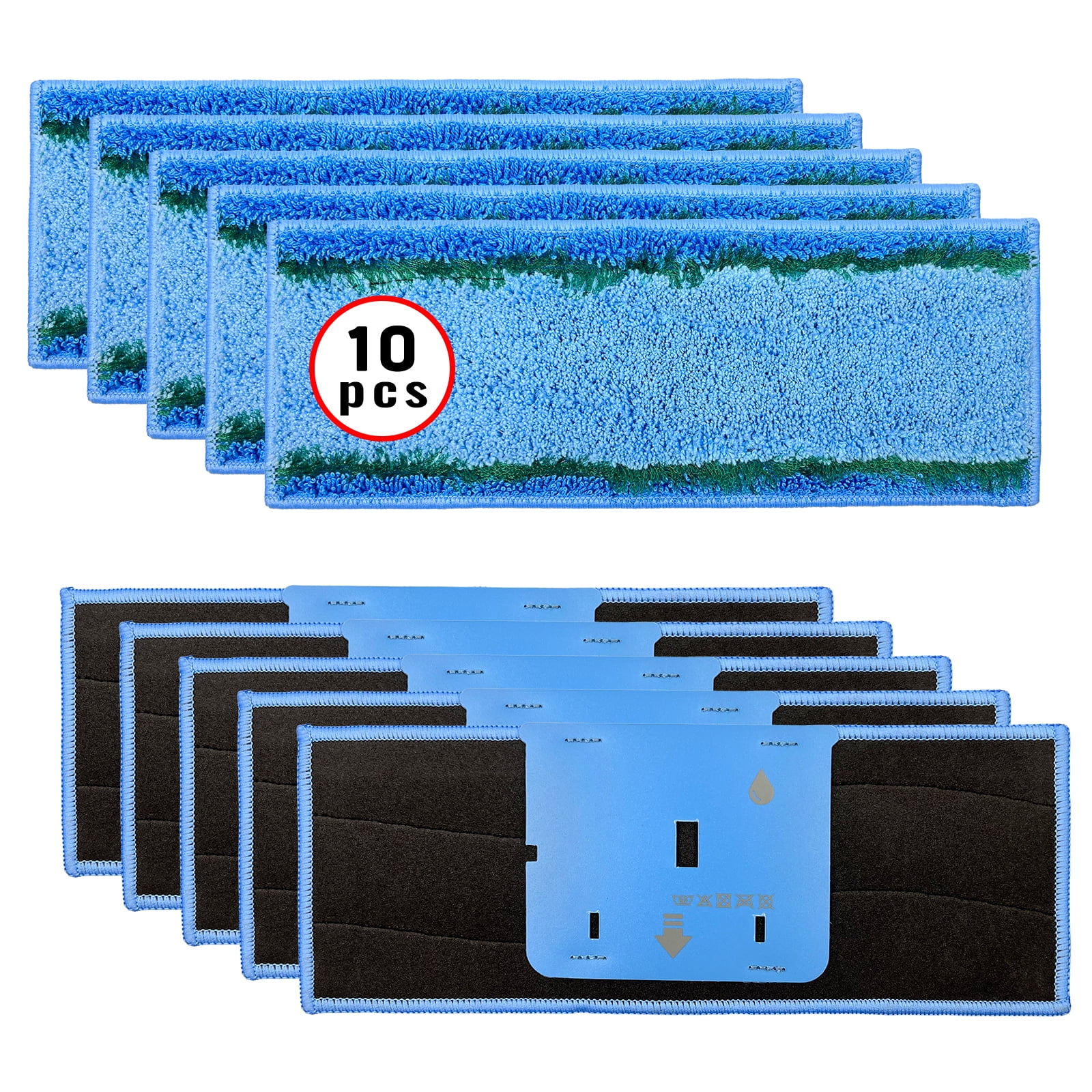 10 Pack M6 Mopping Wet Pads Compatible with iRobot Braava Jet M6 Series