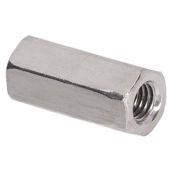 10 Pack M8 304 Stainless Steel Hex Coupling Nuts, Fine Thread Threaded Rod Connectors for Bolts and Studs 10PCS stainless steel Bolts Screws