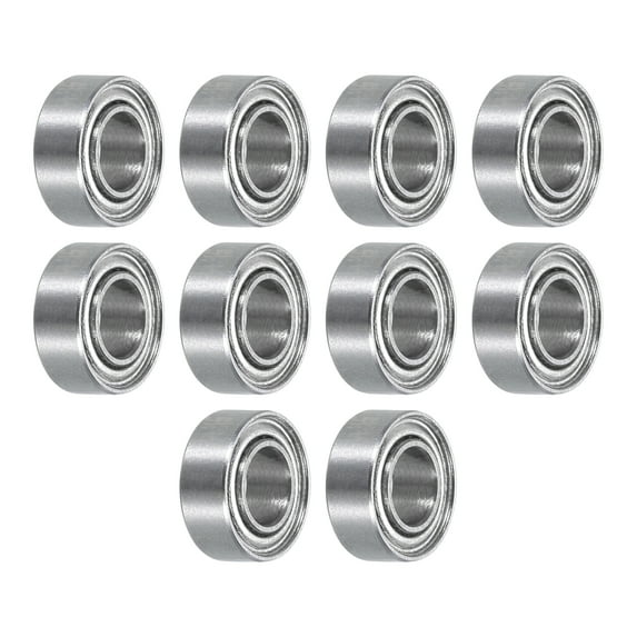 10 Pack MR84ZZ Miniature Deep Groove Ball Bearings 4x8x3mm Double Shielded Bearings, P5 (ABEC 5)