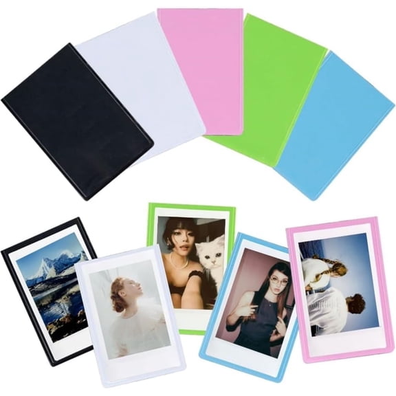 10 Pack Magnetic Picture Frames for Refrigerator,2x3 Magnet Photo Frame Colorful Small Picture Holder for Home Office Fridge Locker Decor