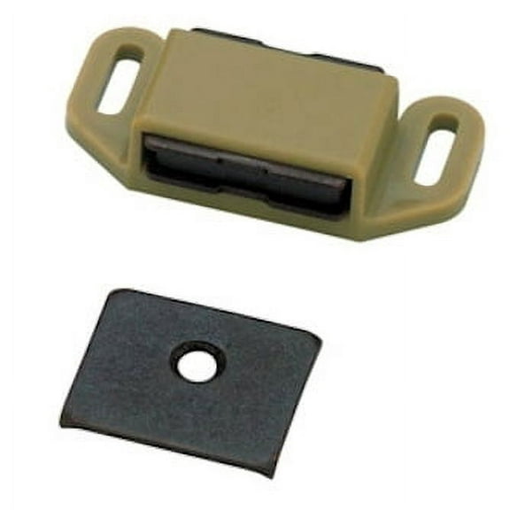 (10 Pack) Magnetic Catch With Bronze Strike and Screws C081P0C-T-P1