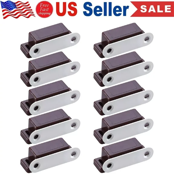 10 Pack Magnetic Door Catches Kitchen Cupboard Wardrobe Cabinet Latch Catch Usa