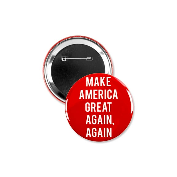 10 Pack - Make America Great Again Again Extra Large Political Pinback Buttons - 3 Inch