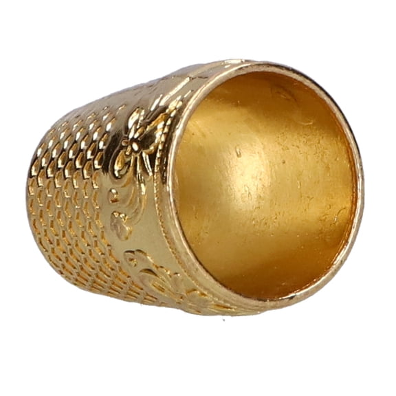 10-Pack Metal Finger Thimbles for Sewing & Embroidery, Abrasion Resistant Needle Protectors 10PCS
