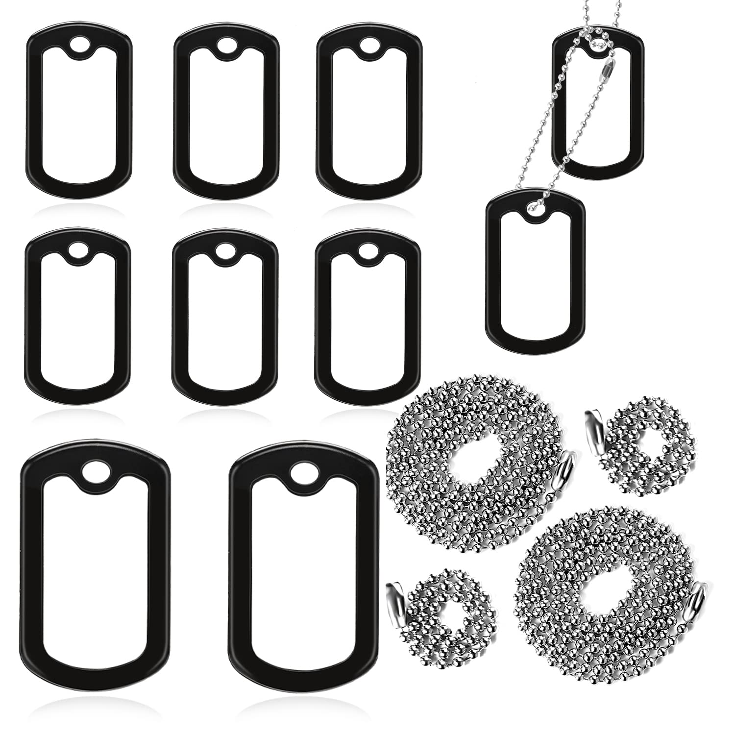 10 Pack Military Dog Tag HYZ01 Silencers, Military Dog Tag Silicone
