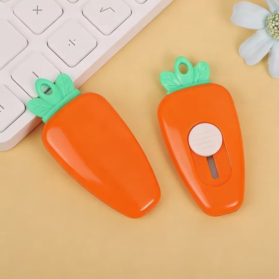10 Pack Mini Art Knife Small Cute Portable Carrot Paper Cutter Courier Opening Small Knife