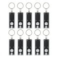 thumbnail image 1 of 10 Pack Mini LED Keychain Flashlight 12 Lumen Portable Ultra Bright Light Flat Torch for Outdoor Camping Hiking A, 1 of 7