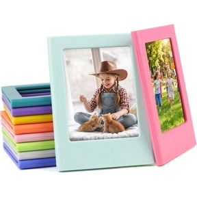 10 Pack Mini Magnetic Picture Frame, Magnetic Small 2x3 Picture Frames,Refrigerator Magnet Photo Frame Small Picture Holder for Fridge Table Locker Whiteboard