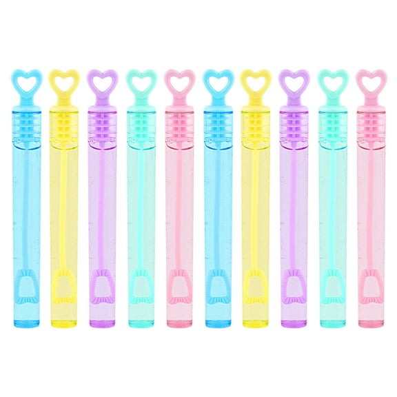 10 Pack Mini Wand Set for Kids Outdoor and Summer Party Celebrations with Portable Bottles 10PCS