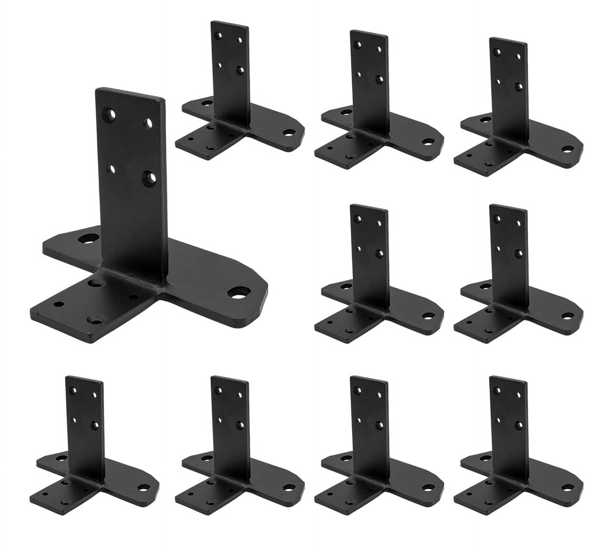 10 Pack Modular Strut Channel Mount Brackets For Installing Shelving