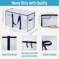 thumbnail image 1 of 10 Pack Moving Bags and Large Christmas Storage Bins with Lids, 1 of 6