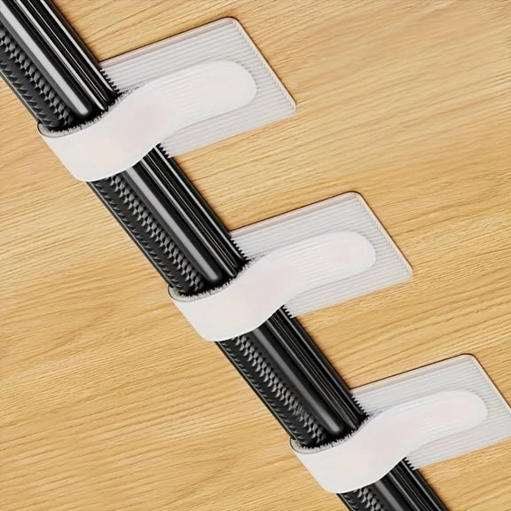10-Pack Multi-Purpose Hook and Loop Cable Ties, Reusable Cable Organizers, Strong Self-Adhesive Straps for Easy Management of Computer/Data Cables/Ropes