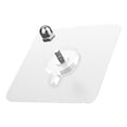 thumbnail image 1 of 10 Pack Nail Free Adhesive Picture Hangers, Transparent PVC Wall Mount Hooks with Screw Stickers, 6mm, 1 of 7