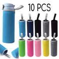 thumbnail image 1 of 10 Pack Neoprene Water Bottle Sleeve - 12 oz to 18 oz Insulated Glass Bottle Cozy (Multi-Color), 1 of 6