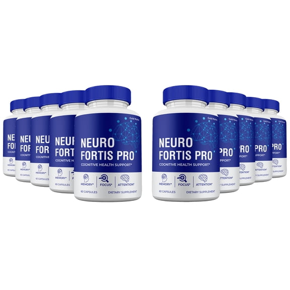 (10 Pack) Neuro Fortis Pro Capsules, Advanced Maximum Strength, NeuroFortis Pro Supplement Pills for Brain and Cognitive Health