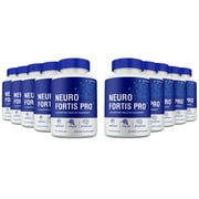 10 Pack Neuro Fortis Pro Capsules, Advanced Maximum Strength, NeuroFortis Pro Supplement Pills for Brain and Cognitive Health