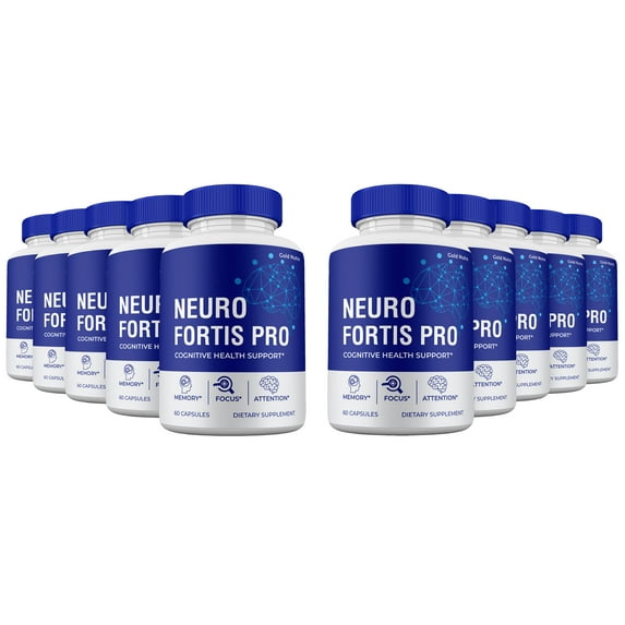 (10 Pack) Neuro Fortis Pro Capsules, Advanced Maximum Strength, NeuroFortis Pro Supplement Pills for Brain and Cognitive Health