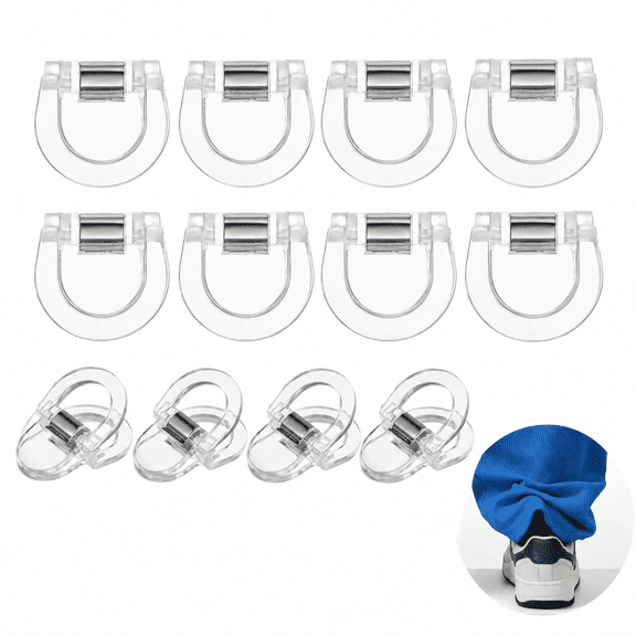 10 Pack No-Sew Hem Clips, Reusable Adjustable Pants Hem Shortener for Jeans, Dress Pants and Shirts - Temporary Clothing Alteration Tool, Instant No Sew Hemming
