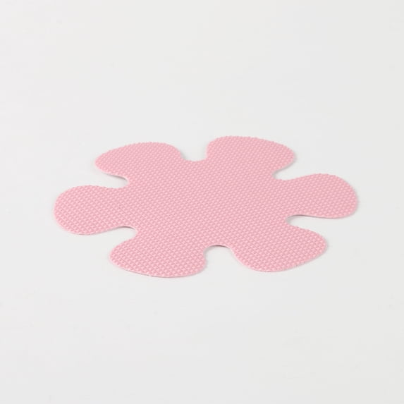 10-Pack Non-Slip Bathtub Stickers 10x10cm – Pink Safety Decals for Bathroom Tubs Showers and Stairs