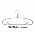 thumbnail image 1 of Non-Slip Clothes Hangers | Heavy Duty Stainless Steel with Rubber Coating | Space Saving Shoulder-Friendly Design | Black/White/Green/Blue/Pink/Gray | 40x19x5cm, 1 of 7