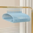 thumbnail image 1 of 10-Pack Non-Slip Hangers with Shoulder Guards | Heavy-Duty Stainless Steel Core | Space-Saving Closet Organizers for Wet & Dry Clothes | 10PCS Household Garment Hangers, 1 of 6