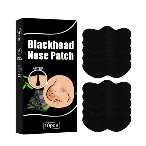 10-Pack Non-Woven Nose Pore Cleansing Strips for Blackhead Removal and Deep Pore Cleansing