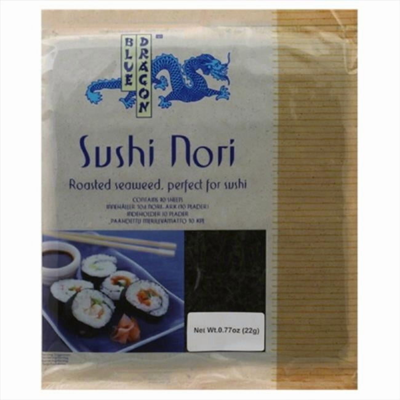 10-Pack Nori Wrapper Sushi - Sushi Nori - 0.77 oz - Walmart.com